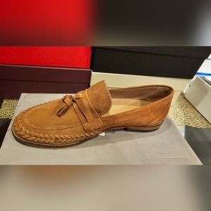 H by Hudson Black Alvero Saddle Leather Mens Loafers main image 0